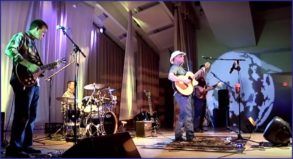 The Blue Moon Band performs an exclusive concert in Downtown McKinney, Texas. 