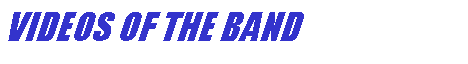 Text Box: VIDEOS OF THE BAND