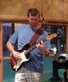 Michael Woodley performing at Spoons in Downtown McKinney Texas